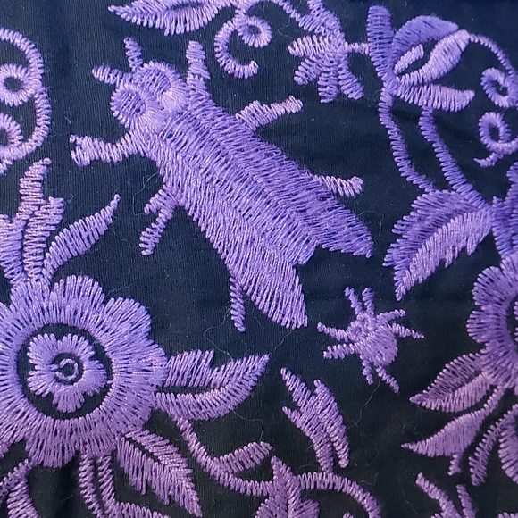 Betsey Johnson Insect/Spider/Fly Embroidered Dress - Picture 6 of 9